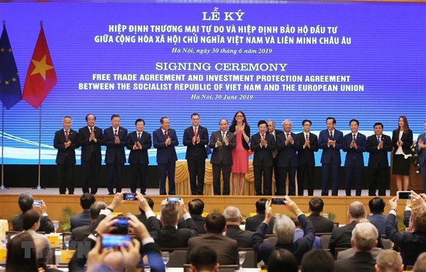 Phục vụ Lễ ký kết Hiệp định EVFTA và IPA giữa Việt Nam - EU