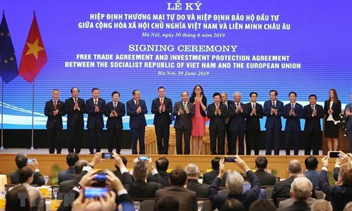 Phục vụ Lễ ký kết Hiệp định EVFTA và IPA giữa Việt Nam - EU